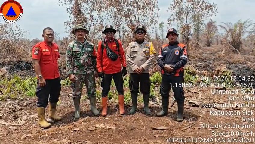 2 Lokasi Berhasil Padam Total, Sisa 1 Titik Api di Pangkalan Libut Masih Diberi Pendinginan