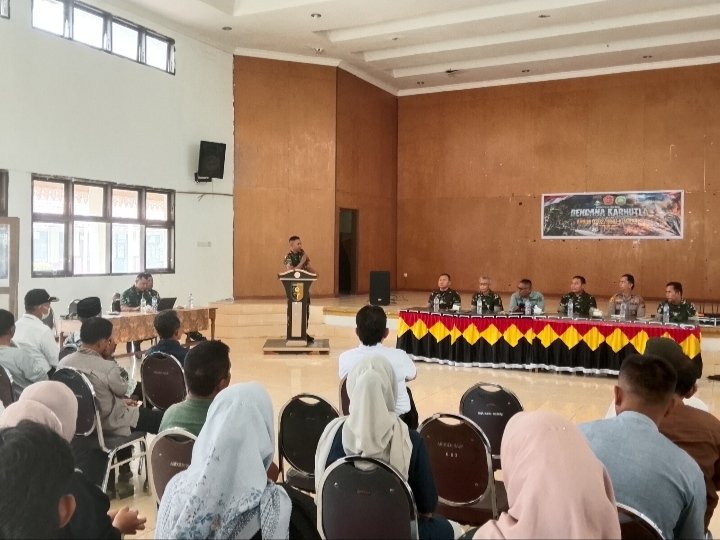 70 Peserta Ikuti Penyuluhan Mabes TNI  Cegah Karhutla di Benai