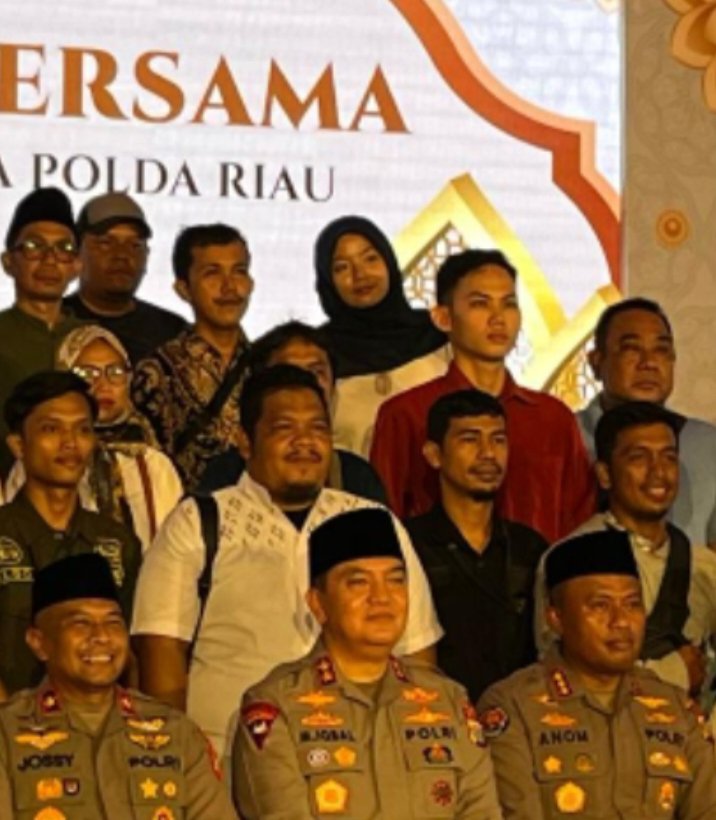 Acara Buka Puasa Bersama di Mapolda Riau Penuh Haru, Sedih, Rasa Bangga dan Sedikit Warna