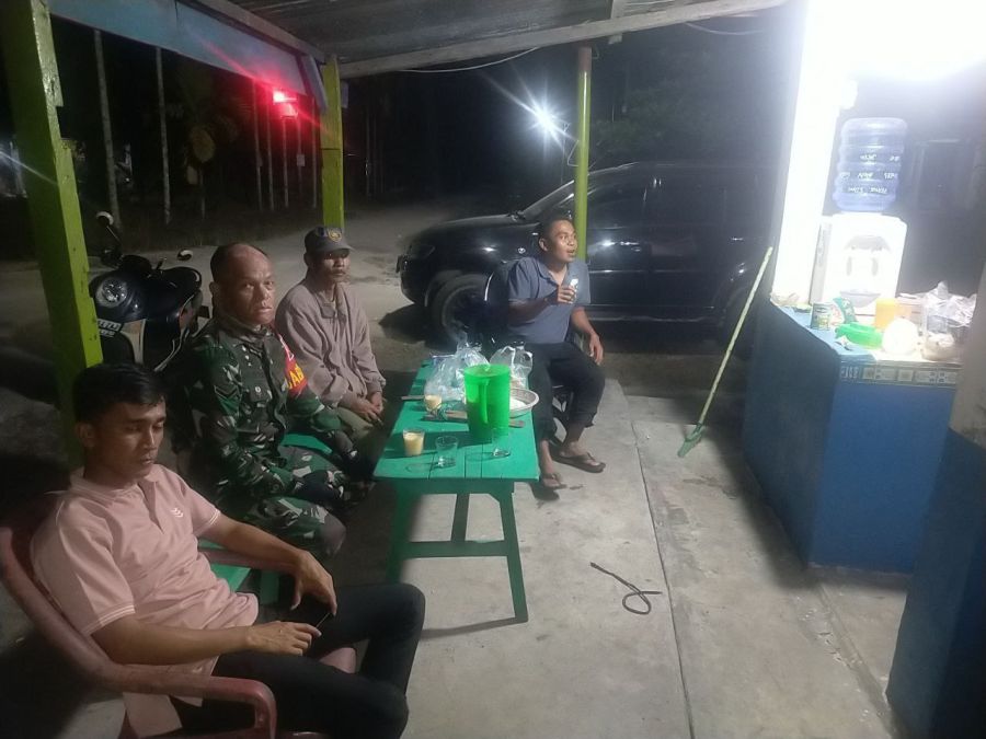 Agar Wilayah Binaan Agar Tetap Aman, Babinsa Koramil 16/Tapung Laksanakan Peninjauan Pos Kamling