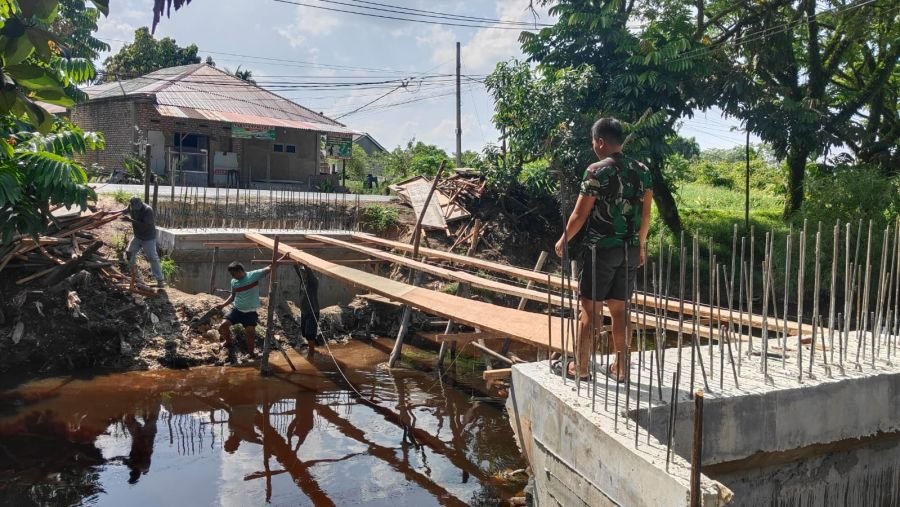Akses Baru untuk Warga, Pembangunan Jembatan Garuda Beton Terus Berjalan Optimal