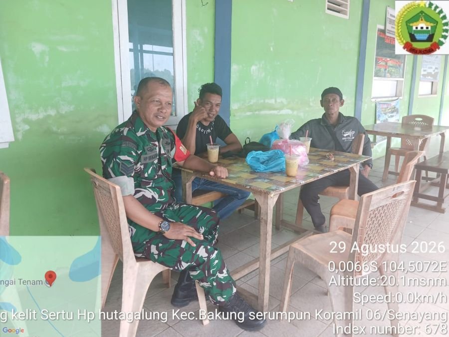 Antisipasi Angin Selatan, Babinsa Tanjung Kelit Imbau Nelayan Utamakan Keselamatan Melaut