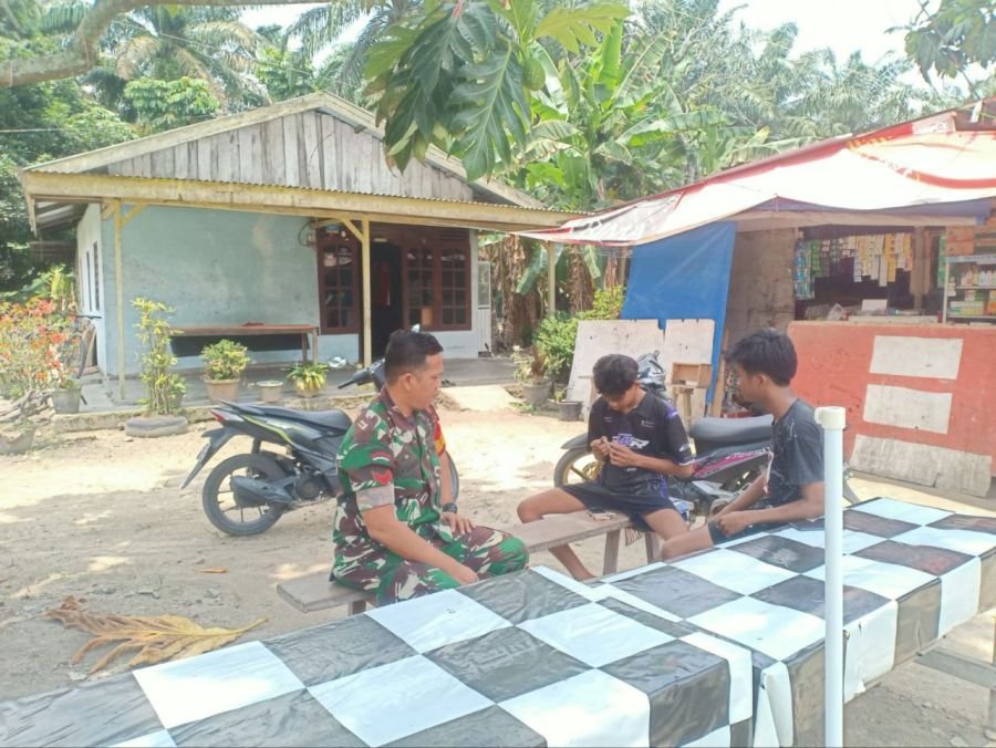 Antisipasi Balap Liar, Koptu Andrie Samosir Bentengi Pemuda Desa Buluh Rampai