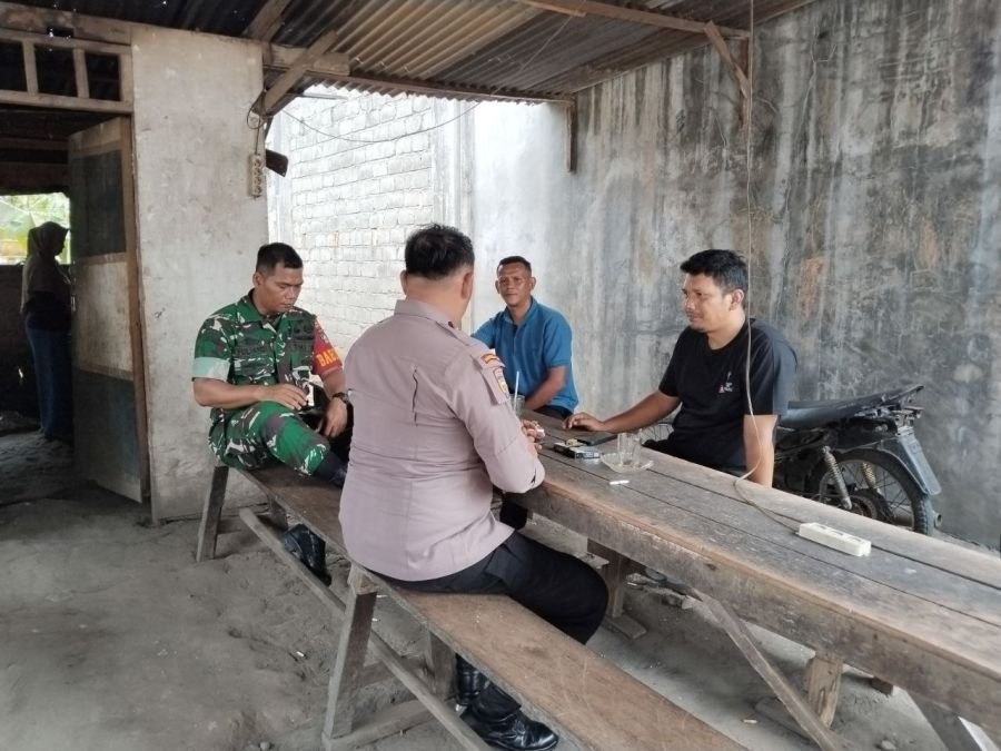 Antisipasi Kebakaran Hutan, Serda Yuliandi Imbau Warga Kabun Tidak Membakar Lahan