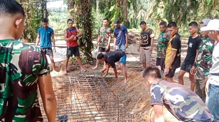 Anyaman Besi Jembatan Garuda Diperkuat, Proyek Terus Berjalan