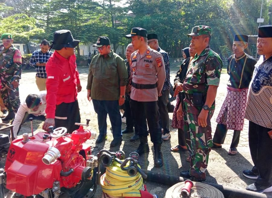 Apel Kesiapsiagaan Terpadu Penanganan Kebakaran Hutan dan Lahan Digelar di Kecamatan Tapung Hilir