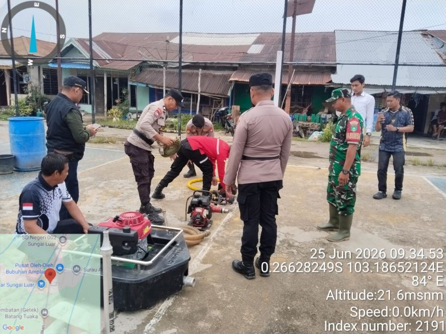 Apel Siaga dan Simulasi Pencegahan Karhutla Digelar di Sungai Luar