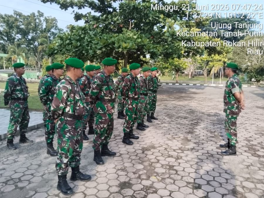 Apel Siaga di Koramil 02/TP Kec. Tanah Putih, Kab. Rohil.