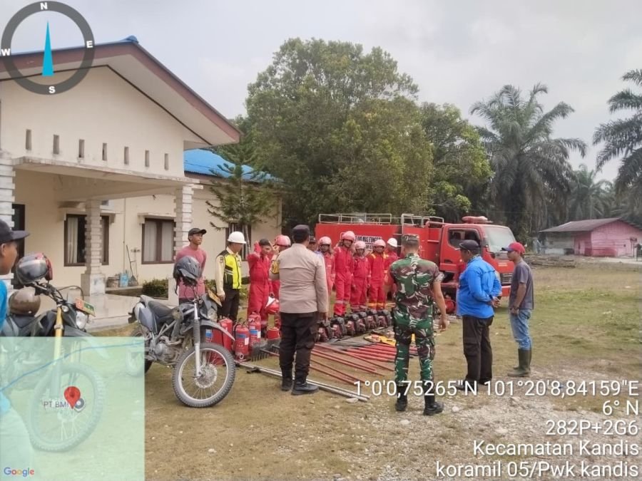 Apel Siaga Karhutla, Sarpras Jambai Makmur Diperiksa