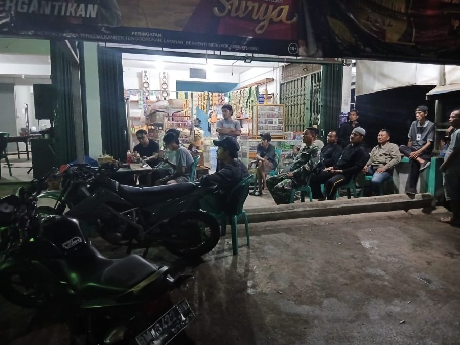 Argentina Bangkit di Menit Akhir, Nobar Bola Gembira Koramil 11/Pulau Burung Berlangsung Meriah