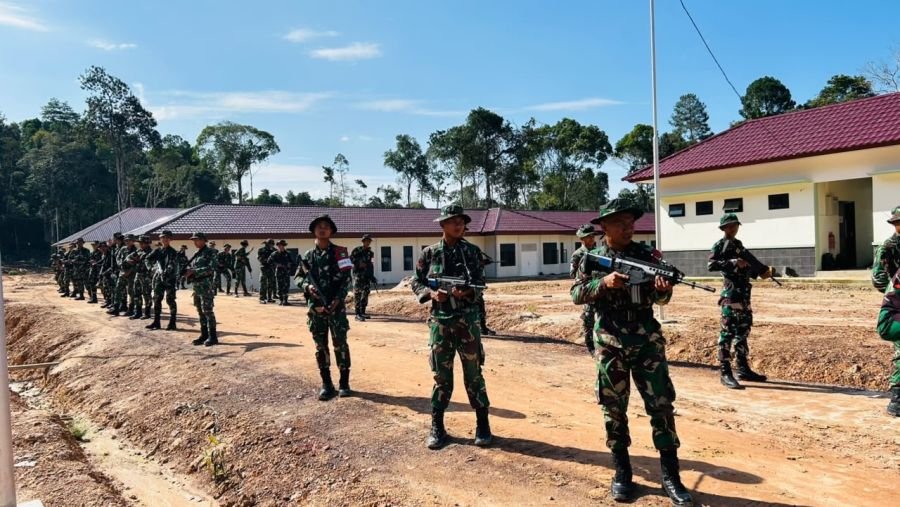 Asah Kemampuan Tempur, Yonif TP 849/Beladau Sakti Laksanakan Latihan Taktis