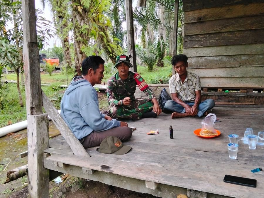 Babinsa  03/Tempuling Tingkatkan Sinergi Warga Cegah Gangguan Kamtibmas