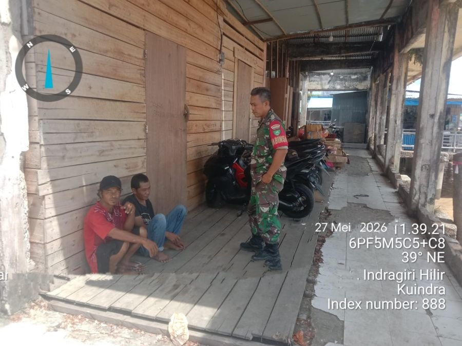 Babinsa 04/Kuindra Perkuat Kampung Pancasila Lewat Komsos Humanis