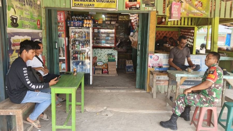 Babinsa 05 Peranap Himbau Warga Hindari Penyalahgunaan Narkoba