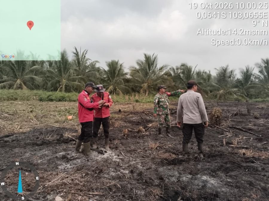 BABINSA 05/GAS VERIFIKASI TITIK HOTSPOT LANCANG KUNING DI DESA SIMPANG GAUNG