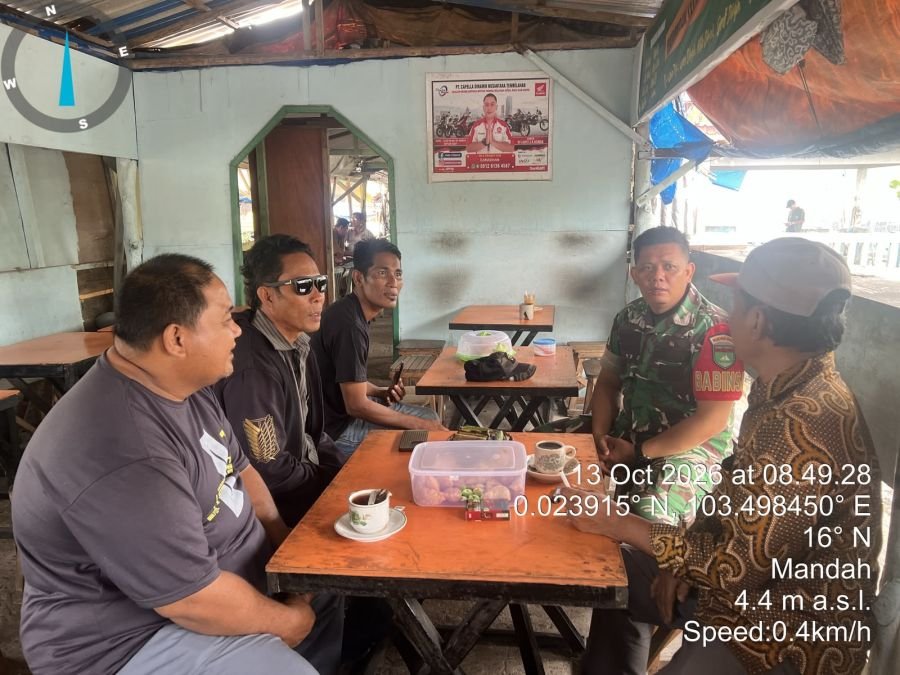 Babinsa 08/MDH Lakukan Komsos Bersama Warga Binaan
