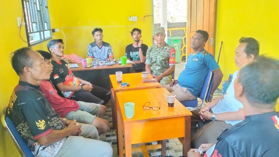 Babinsa Ajak Warga Semarakkan HUT RI ke-81