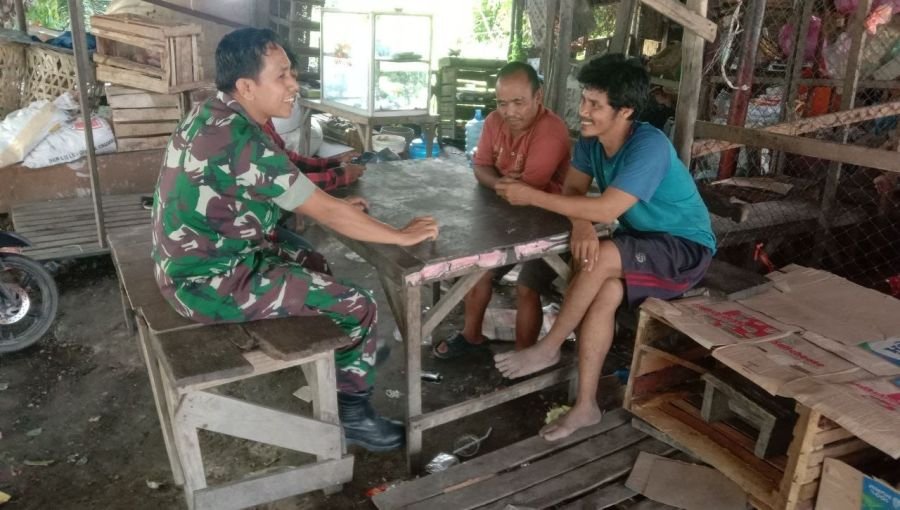 Babinsa Bandarraya Perkuat Silaturahmi dengan Warga Lewat Komsos Humanis