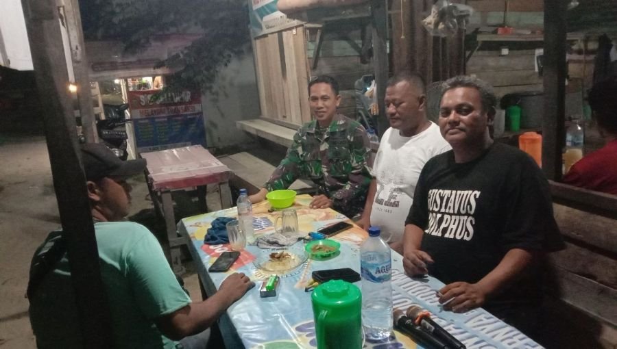 Babinsa Bandarraya Perkuat Siskamling, Jaga Keamanan Lingkungan Bersama Warga