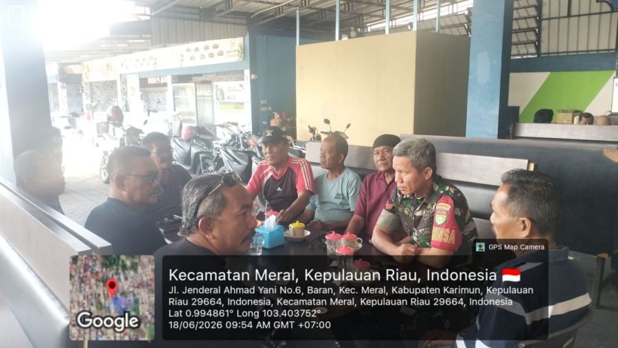 BABINSA BARAN BARAT DORONG GOTONG ROYONG, WARGA SIAP BERGERAK