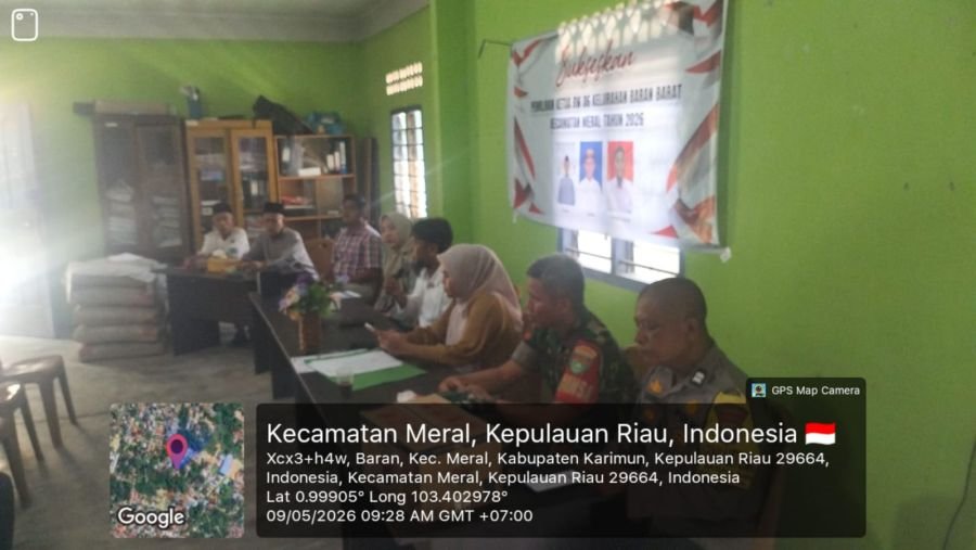 Babinsa Baran Barat Koptu Deri Kawal Demokrasi Warga Kondusif