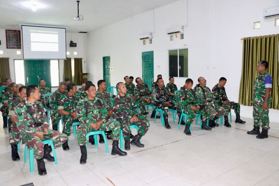 Babinsa Baran Timur Kawal Posyandu, Pastikan Tumbuh Kembang Balita