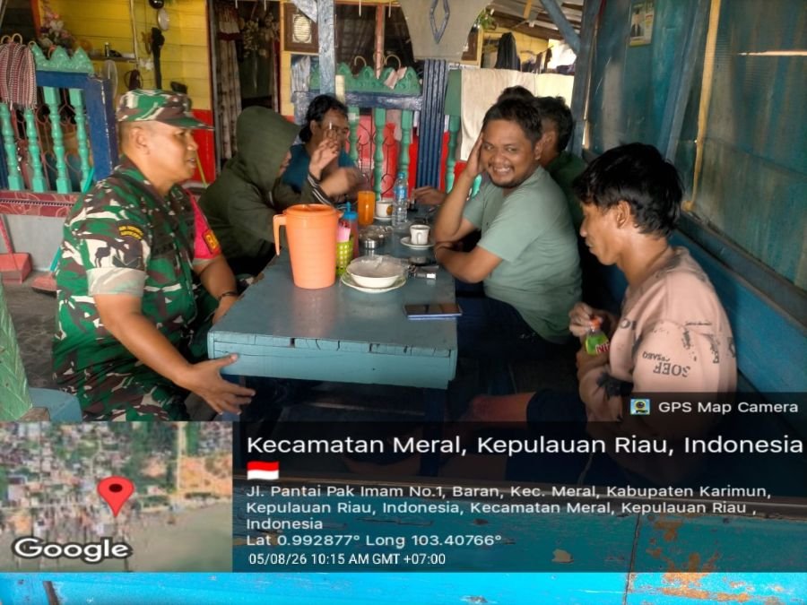 Babinsa Baran Timur Tegaskan ABK Tolak Narkoba dan Penyelundupan