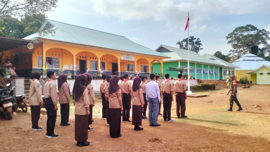 Babinsa Belat Kawal Seleksi 15 Calon Paskibraka HUT Ke-81 RI