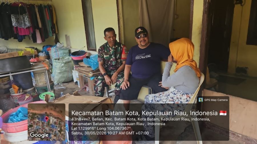 Babinsa Belian Dorong Aktivasi Siskamling Perkuat Keamanan Lingkungan