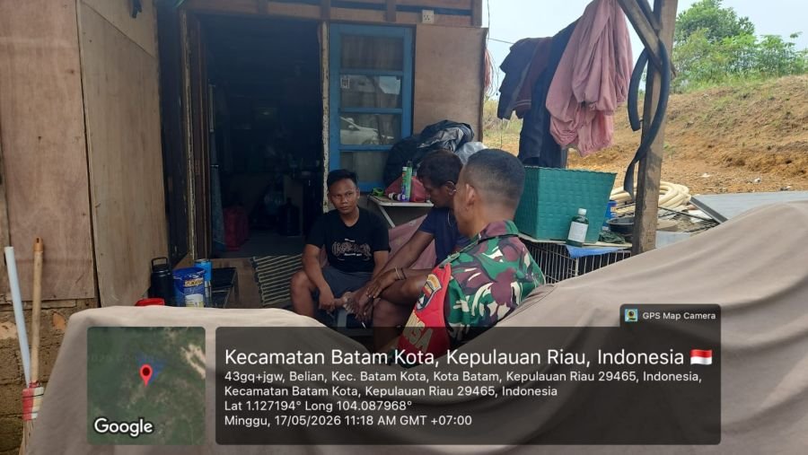 Babinsa Belian Perkuat Persaudaraan Warga, Tekankan Keamanan Lingkungan