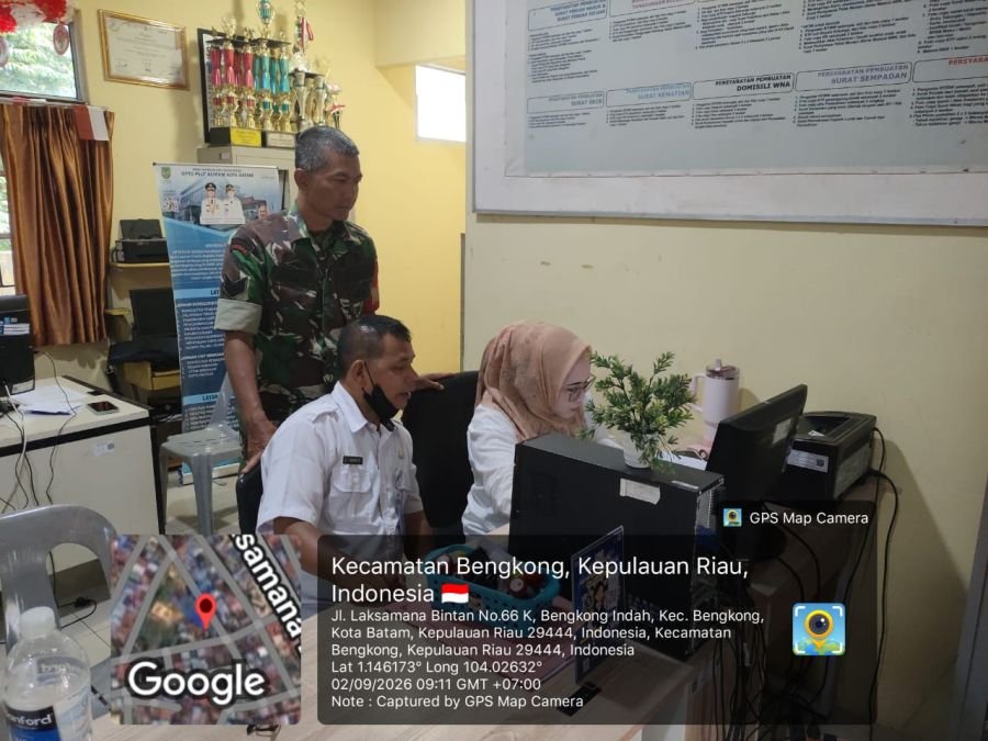 Babinsa Bengkong Indah Dorong Sinergi Kelurahan Hadapi Risiko Kebakaran
