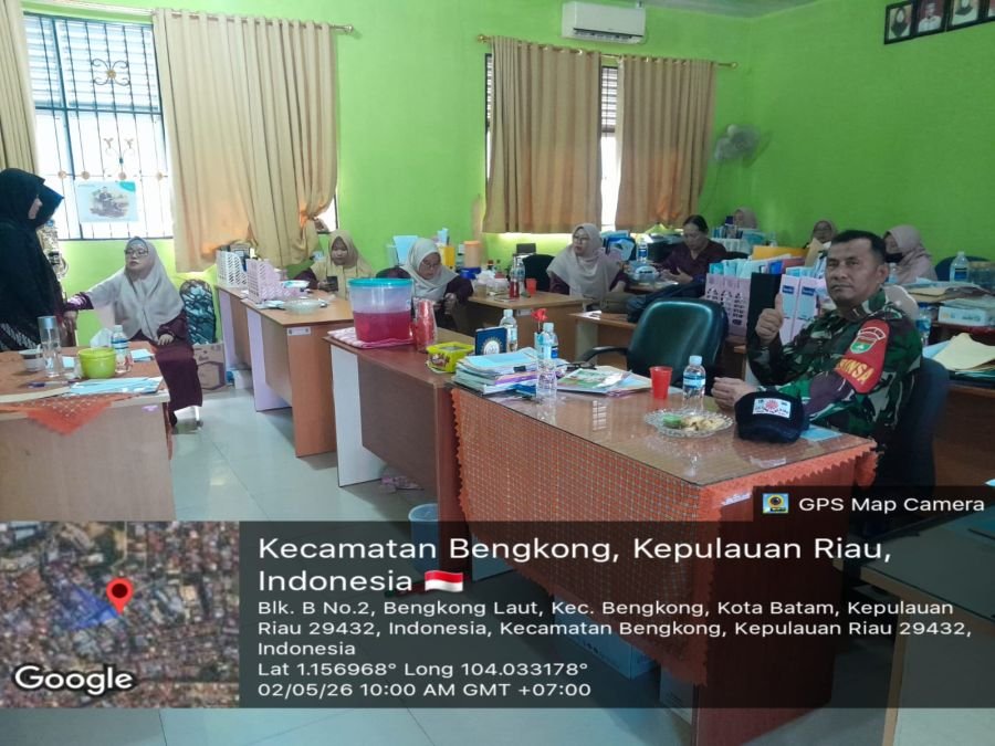 Babinsa Bengkong Laut Perkuat Sinergi Keamanan di SDN 03