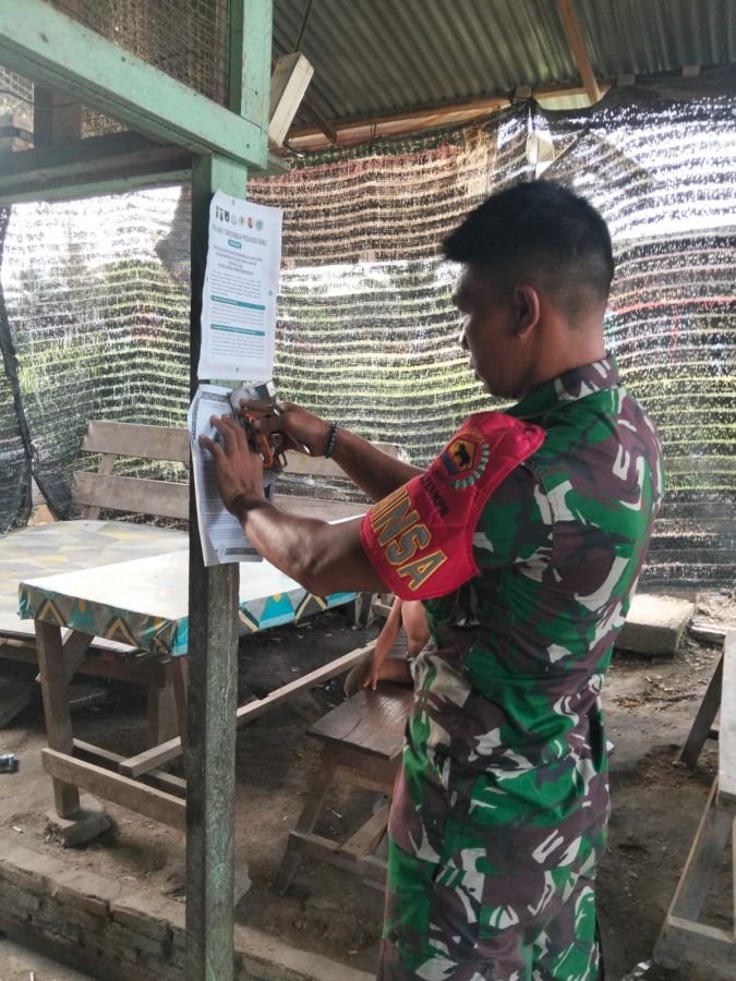 *Babinsa Berikan Himbauan Kepada Warga Binaan Agar Tidak Membakar Lahan Dan Hutan