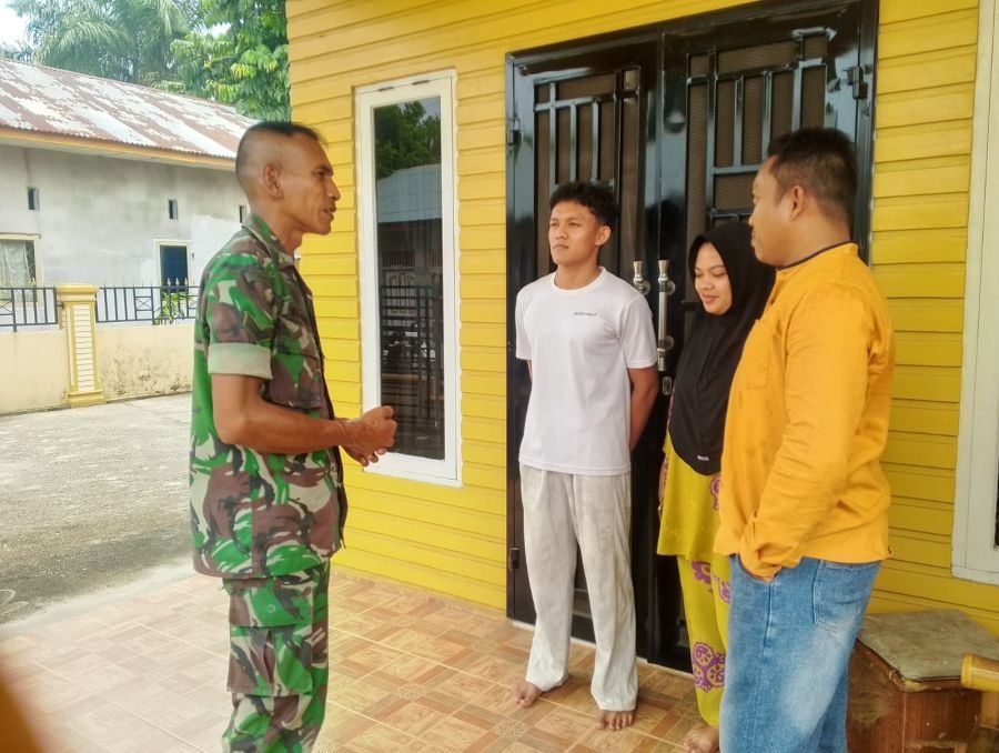 Babinsa Bukit Batrem Sosialisasikan Penerimaan Prajurit TNI AD Gelombang I Tahun 2027 Secara Door