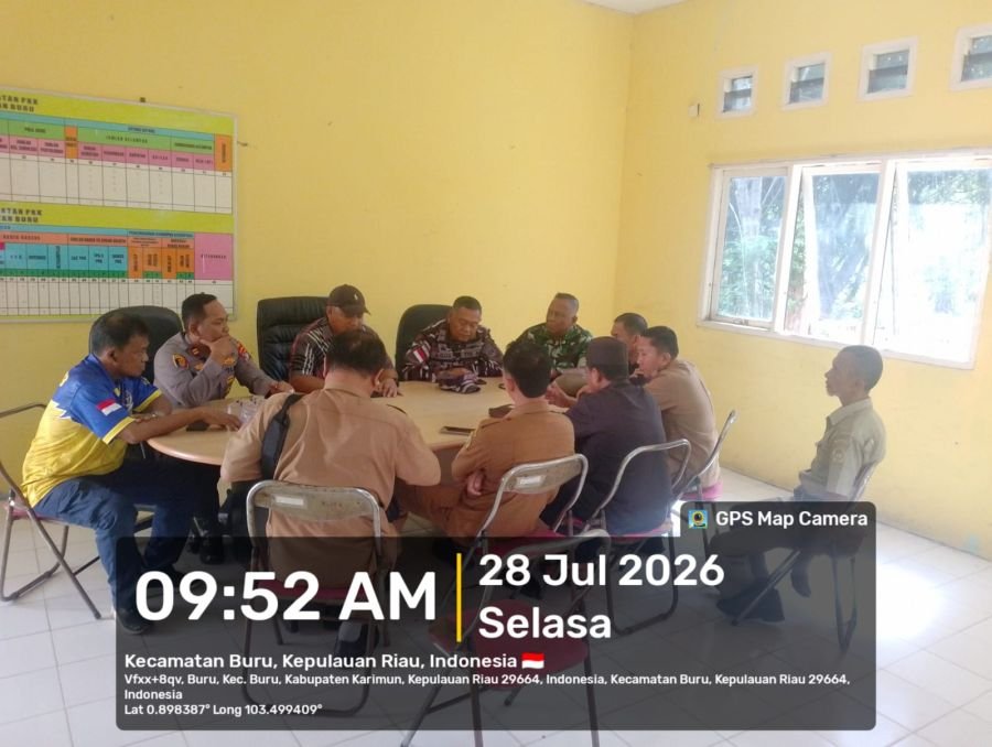 Babinsa Buru Kawal Persiapan Bakti Sosial Lanal, Sinergi Lintas Instansi Menguat