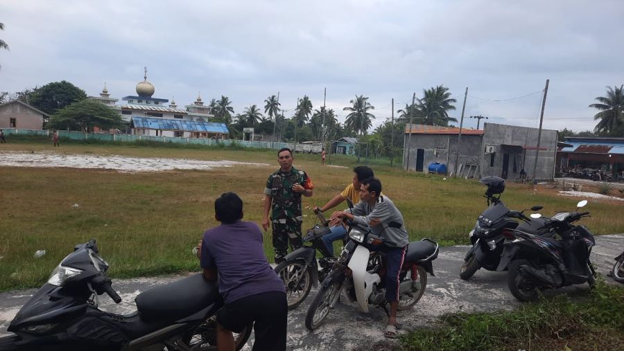 Babinsa Cemaga Utara Dorong Warga Rutin Olahraga dan Hidup Sehat