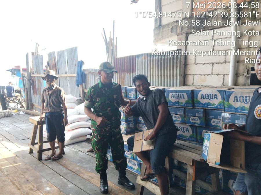 Babinsa Cerdas !Membangun Jaringan Sosial Di Kelurahan Selat Panjang Timur