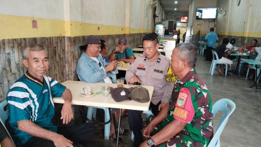 Babinsa dan Bhabinkamtibmas Perkuat Sinergi Jaga Kondusivitas Desa Sugie
