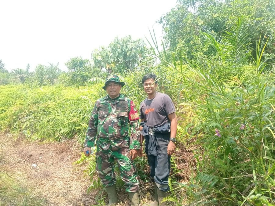 Babinsa dan BPBD Patroli Karhutla di Tenayan Raya, Pastikan Wilayah Tetap Aman