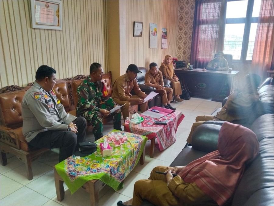 Babinsa dan Forkopimcam Matangkan Agenda Paskibra HUT RI