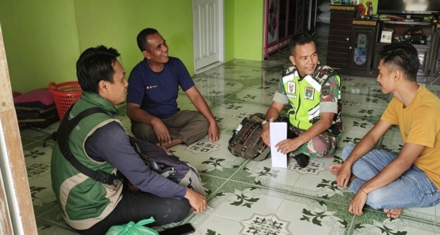 Babinsa dan PPL Intensif Beri Penyuluhan Pertanian di Pangkalan Indarung
