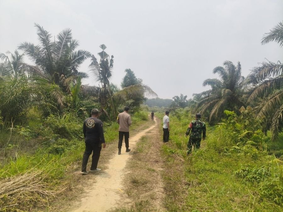 Babinsa dan Tiga Pilar Ajak Warga Simpangtiga Bersama Cegah Karhutla
