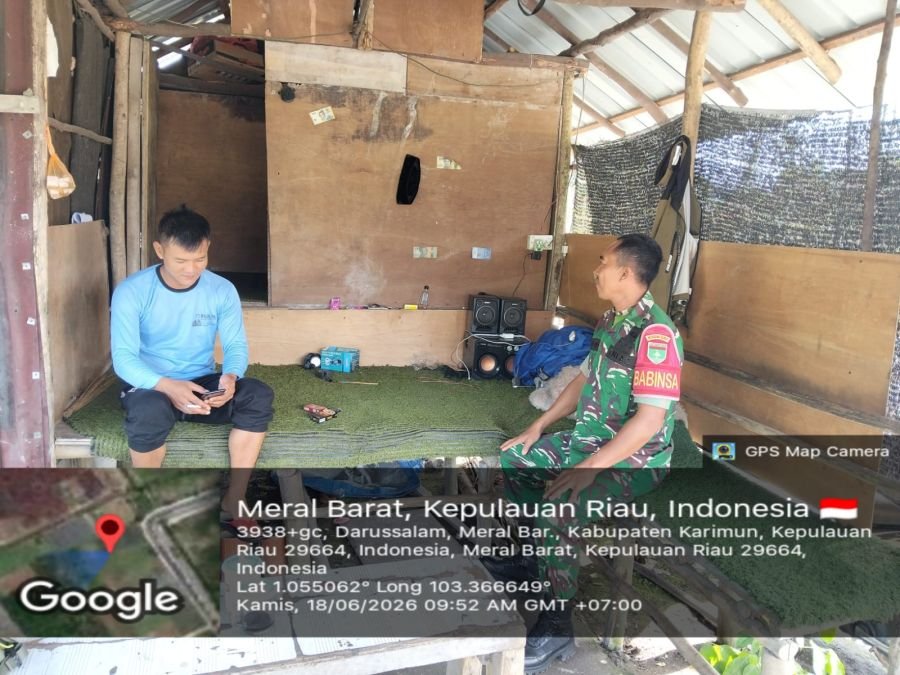 BABINSA DARUSSALAM INGATKAN PETANI CEGAH KARHUTLA SEJAK DINI