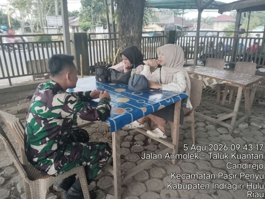 Babinsa Desa Candirejo Himbau Warga Jaga Kesehatan di Tengah Perubahan Cuaca yang Tidak Menentu