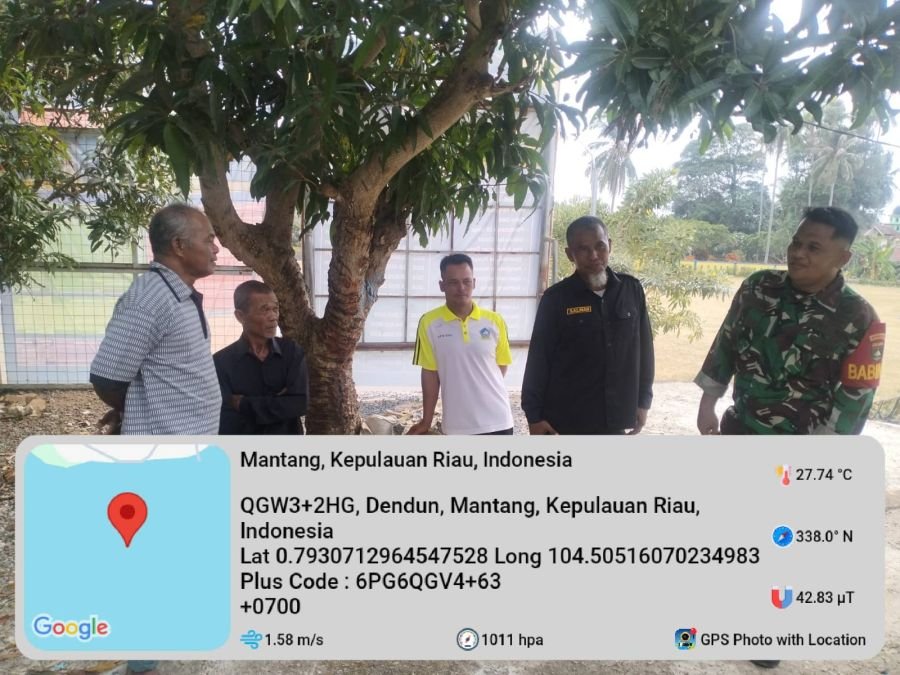 Babinsa Desa Dendun Himbau Warga Kurangi Aktivitas di Luar Rumah dan Gunakan Masker Akibat Kabut Asa