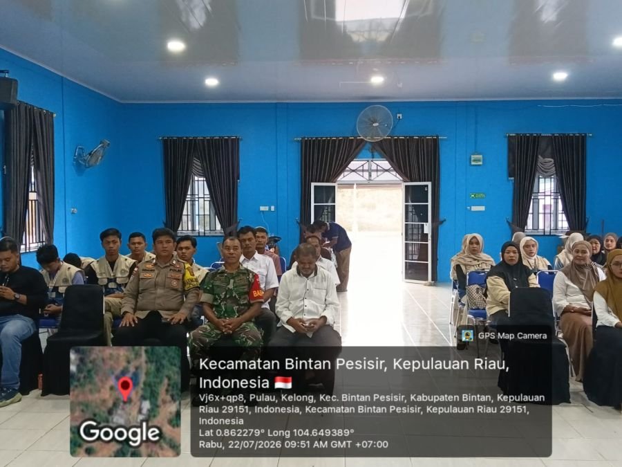 Babinsa Desa Kelong Hadiri Musdes Pembentukan Panitia Pilkades dan Pengesahan Indeks Desa 2026