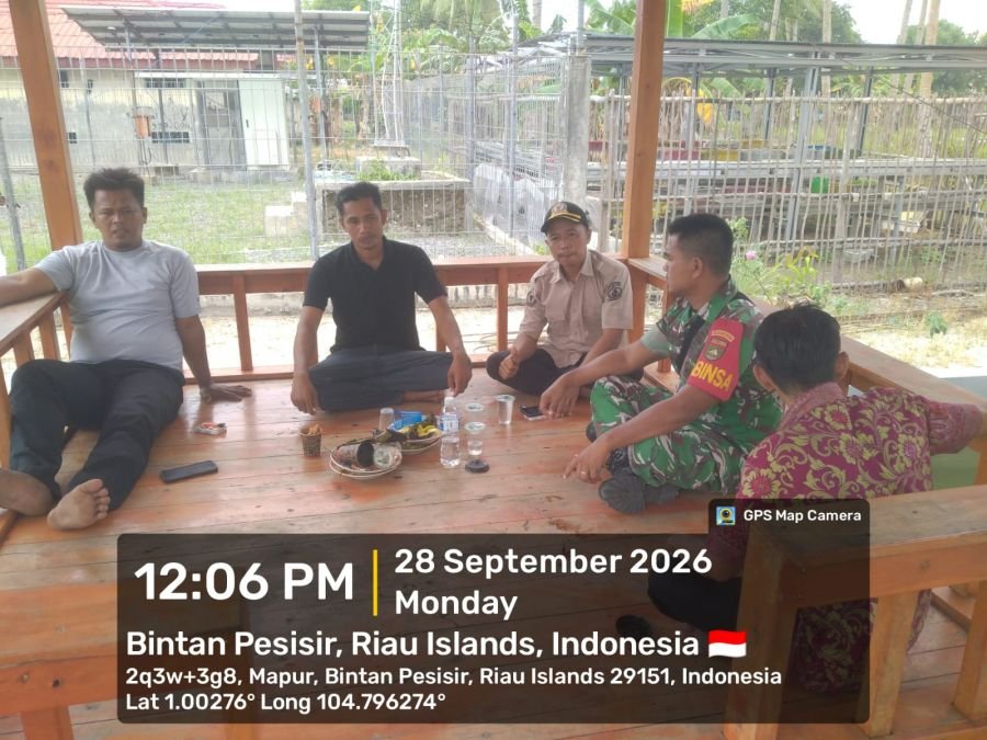 Babinsa Desa Mapur Himbau Warga Bijak Bermedsos, Tolak Berita Hoaks