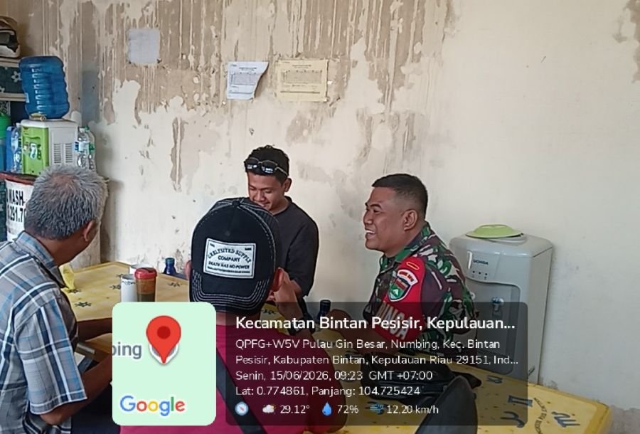 BABINSA DESA NUMBING HIMBAU WARGA JAGA KESEHATAN DIRI DAN LINGKUNGAN.