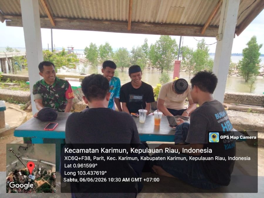 Babinsa Desa Parit Bentengi Remaja dari Ancaman Narkoba dan Miras
