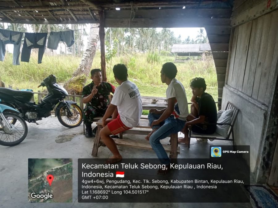 Babinsa Desa Pengudang Sertu Abdi Supriyadi pada hari Rabu, tanggal 07 Oktober 2026.